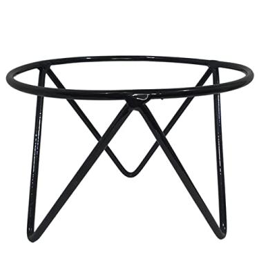 Imagem de Alpe & Aritana Suporte para Vaso de Planta, Ferro, Preto, 20cm
