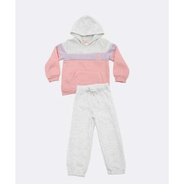 Imagem de Conjunto Infantil Moletom Bordado Marisa Tam 1 a 3 Cin-49379, Cinza me