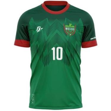 Imagem de Camiseta Filtro UV México Copa Torcedor La Tri-Masculino