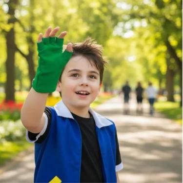 Imagem de Luvas Ash, Treinador de POKÉMON - Quimera Kids