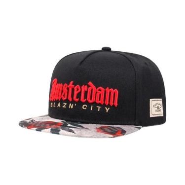 Imagem de Boné De Beisebol Unissex Com Aba Reta, Moderno, Estilo Hip Hop, Para L