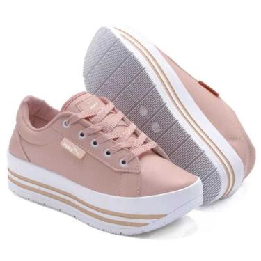 Imagem de Tenis Femenino Lançamento Novidade Leve Casual Confortavel Plataforma 