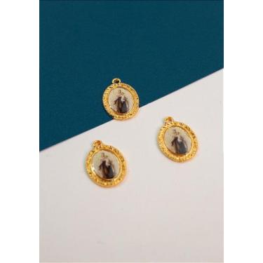 Imagem de Pingente Religioso Nossa Senhora do Carmo em Ouro 18k - 01 Unidade - n