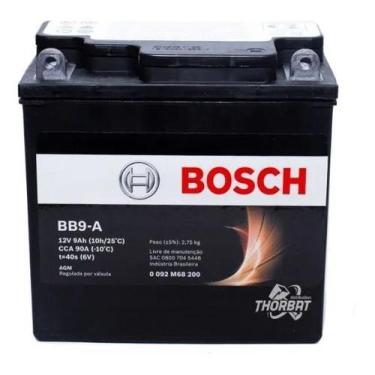 Imagem de Bateria Suzuki En 125 Yes/cargo 9ah Bosch Bb9-a (yb7-a)