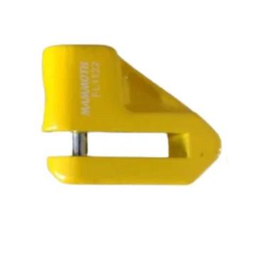 Imagem de Trava Disco Moto Sem Alarme Cadeado Antifurto - Mammoth, Amarelo