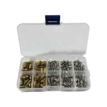 Imagem de Kit espaçadores m3 sextavado 6mm e cilindrico 9mm 120 unid - SUPERIOR