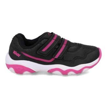 Imagem de Tênis Infantil Menina Kidy Play Respitec Casual Toys Preto 26, Preto, 