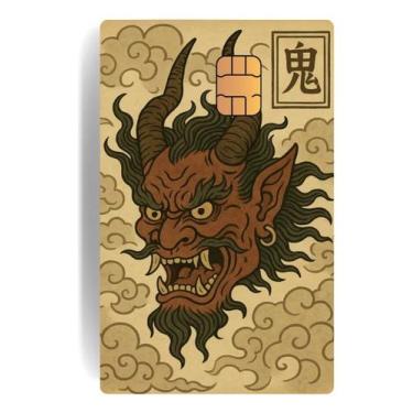 Imagem de Película de Proteção Adesiva Para Cartão Personalizado Arte Japonesa V