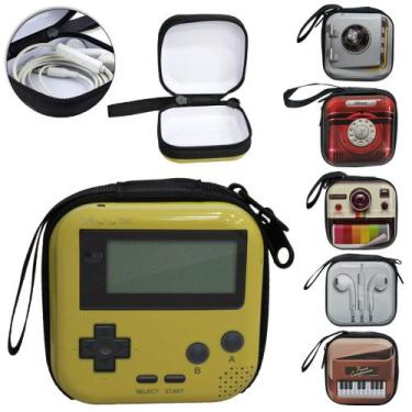 Imagem de Estojo case de metal para fone de ouvido com alca 6,5cm - 4187208