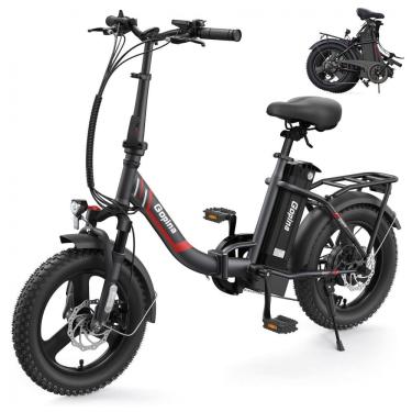 Imagem de Bicicleta Elétrica Vivi Gopina UL 350W, Bateria 48V 7,8Ah, Autonomia 80 km, Quadro Dobr...