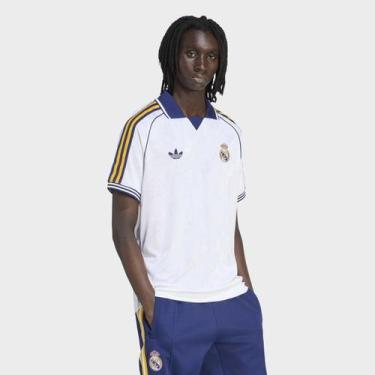 Imagem de Camisa Real Madrid Adidas Originals Masculina, Branco, G