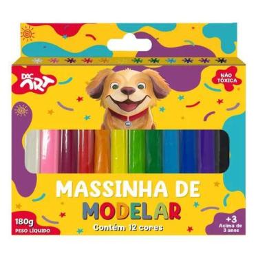 Imagem de Massinha de Modelar 12 Cores Solf 180g Dac