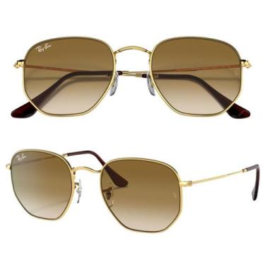 Imagem de Óculos De Sol Ray Ban Hexagonal RB3548 Tamanho 51