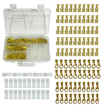 Imagem de Kit Maleta Terminais E Luvas Para Elétrica Automotiva 115 Pçs - TUNDRA