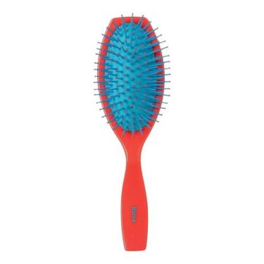 Imagem de Escova De Cabelo Cereja Oval Almofadada Desembaraçante Ricca - BELLIZ
