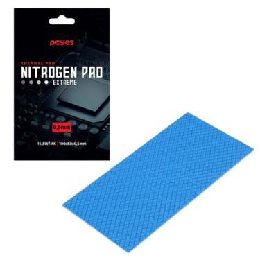 Imagem de Thermal Pad Pcyes Nitrogen Pad Extreme 100x50x0,5mm 14,8W/Mk