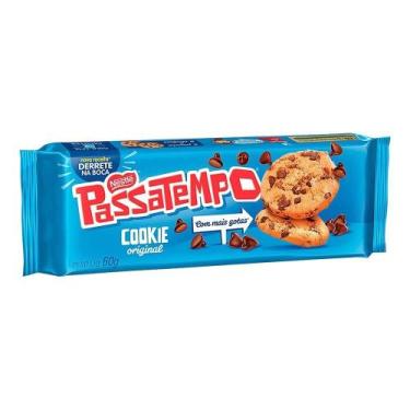 Imagem de Biscoito Nestle Passatempo Cookies Com Gotas De Chocolate 60g - Embala