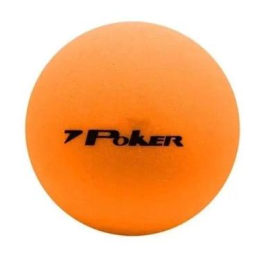 Imagem de Bola Poker Ping Pong 40mm, Laranja, UNICO