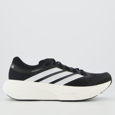 Imagem de Tênis Adidas Supernova Rise 3 Preto e Branco, 40