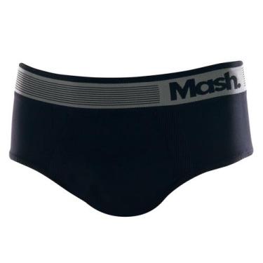 Imagem de Cueca Slip Mash 713.02 Masculina Sem Costura Microfibra T. P/GG, GG, P