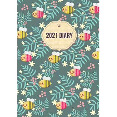 Imagem de 2021 Diary: A5 Week To View Dated Planner Agenda Organiser Calendar With Notes and To Do List - 2021 Diary One Week on Two Pages - 2021 Diary Bee