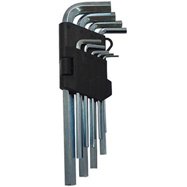 Imagem de Chave Allen Hexagonal Kit Com 9 Peças - 123 Útil Calidade