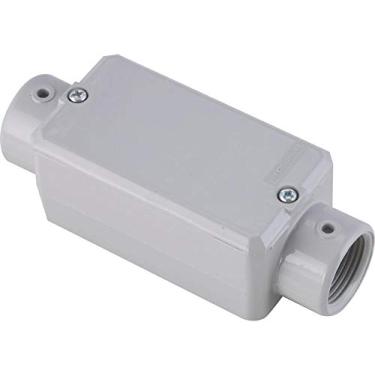 Imagem de Condulete Fixo"C" 1.1/2" com tampa/com rosca NPT/com pintura Tramontina