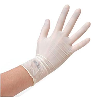 Imagem de LUVAS PROFISSIONAIS P CABELEIREIRO LATEX BRANCA SANTA CLARA