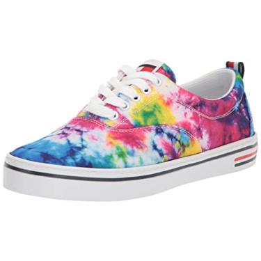 Imagem de Tommy Hilfiger Tênis Remmo Masculino, Tie Dye arco-íris, 9