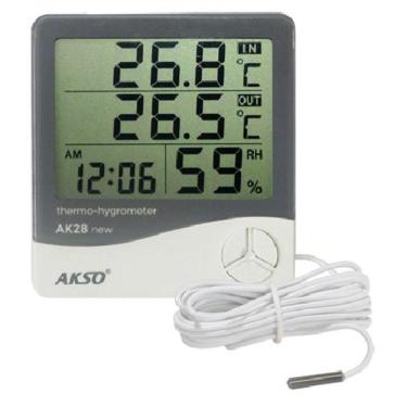 Imagem de Termo-Higrômetro Digital Interno E Externo Com Certificado