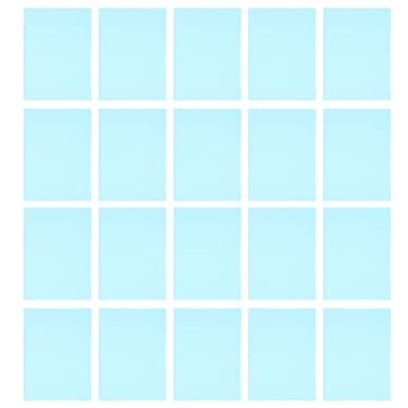 Imagem de 20 pçs A4 30 Buracos Capa de Encadernação de Folhas Soltas PP Folha de Plástico Protetor de Papel para Escritório (Verde Claro)