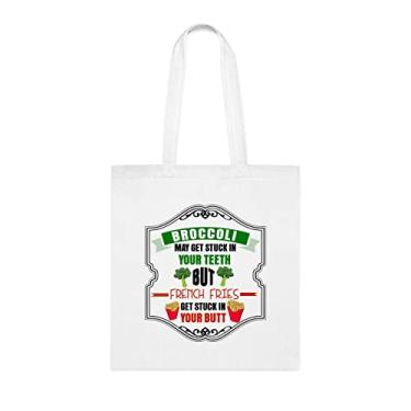 Imagem de Sacola de brócolis, presente engraçado de brócolis, bolsa de ombro de brócolis, bolsas reutilizáveis de brócolis, cesta de natal de aniversário, ideia de presente para ela, presente