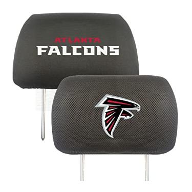 Imagem de FANMATS Capas para encosto de cabeça NFL Atlanta Falcons, cores do time, tamanho único