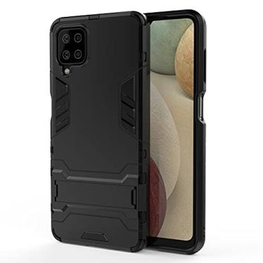 Imagem de Mobile phone accessories Para Samsung for Galaxy A12 5G PC + TPU Capa protetora à prova de choque com suporte phone case