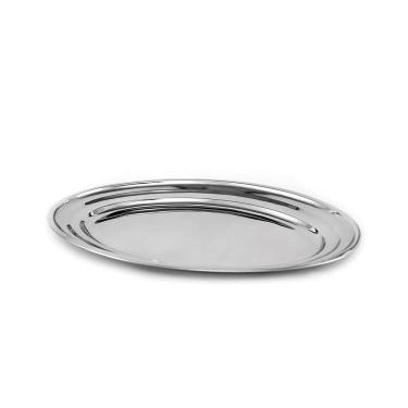 Imagem de Travessa Oval Rasa Inox Trad. 25Cm - Gourmet Mix