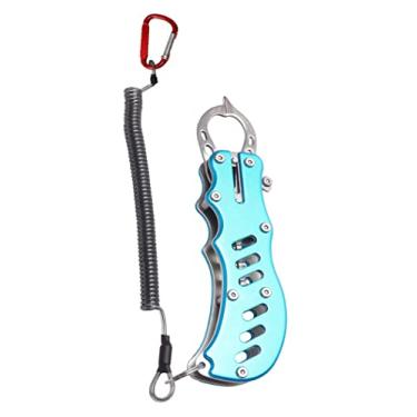 Imagem de LATOO Pegador labial de peixe, ferramentas de pesca com mosca, pesca no gelo, equipamento de pesca, presentes de pesca para homens, azul