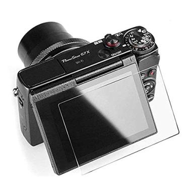 Imagem de [Pacote com 2] Protetor de tela de vidro temperado para Canon G7X Mark III – Película protetora de tela ultrafina para câmera Canon G7 X Mark iii G9X Mark II GX7 GX9