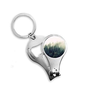 Imagem de Névoa Ciência da Silvicultura Cenário Natureza Alicate Anel Chaveiro Abridor de Garrafas Cortador