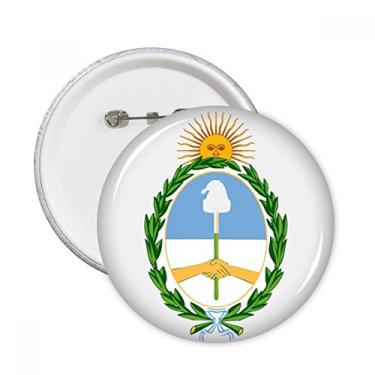 Imagem de Buenos Aires Argentina Emblema Nacional Alfinetes Redondos Emblema Botão Decoração Acessório 5 peças