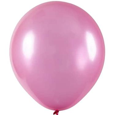 Imagem de Balão de Festa Metalizado Rosa nº12 30cm - 24 Un