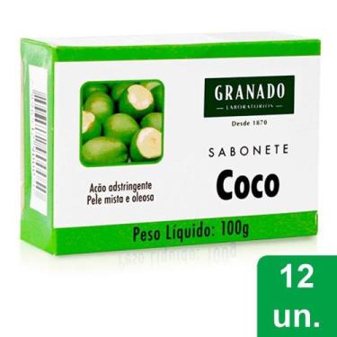 Imagem de Sabonete Granado Coco 100G Embalagem Com 12 Unidades