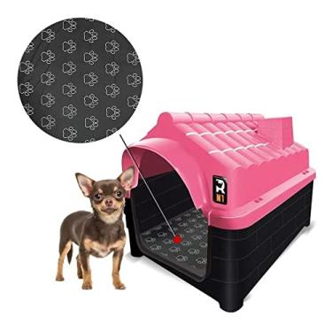 Imagem de Casa Em Plástico Para Cachorros N4 Com Colchão De Brinde Cor:rosa