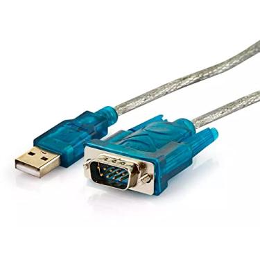 Imagem de Cabo Conversor USB 2.0 para Serial RS232 DB9 Macho