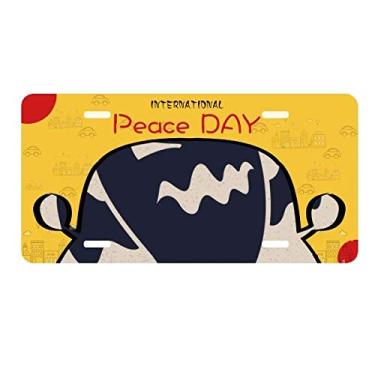 Imagem de DIYthinker Placa de carro Angry Halloween Ghosts para decoração de carro Dia da Paz