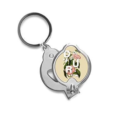 Imagem de Cortador de unhas de dedo moderno com flores misteriosas, Art Deco, cortador de unhas