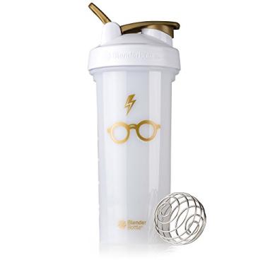 Imagem de BlenderBottle Garrafa agitadora Harry Potter Série Pro Perfeita para Shakes de Proteína e Pré-Treino, 800 ml, Bolos e Copos