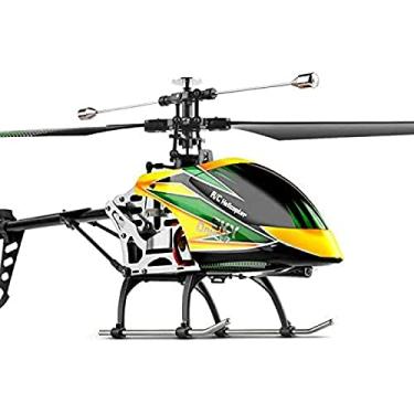 Imagem de Helicóptero de avião RC de seis vias com hélice única, avião RC recarregável resistente a colisões e quedas, modelo de drone de tamanho médio sem escova, ideal para meninos e adolescentes 56
