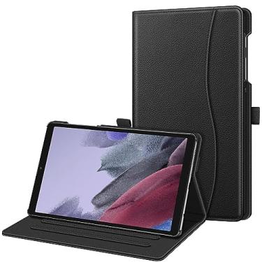 Imagem de Fintie Capa para Samsung Galaxy Tab A7 Lite 8,7 polegadas 2021 modelo (SM-T220/T225/T227), capa traseira com suporte inteligente de visualização em vários ângulos com bolso, preta