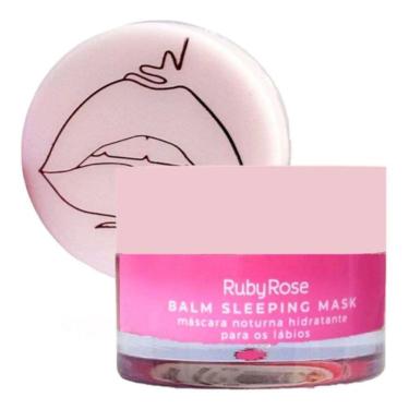 Imagem de Máscara Noturna Hidratante Para Lábios Morango Ruby Rose