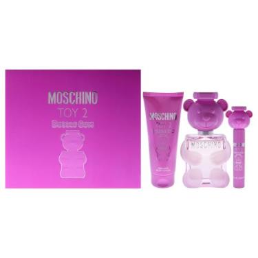 Imagem de Perfume Moschino Toy 2 Bubble Gum Eau De Toilette, Presente De 3 Peças